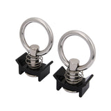 2x Anchor Track L Track Fitting Rings-#304 Stainless Steel Stud-Ring -Spring