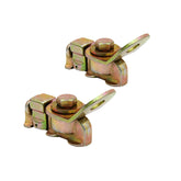 Anchor Track L Track Threaded Double Stud Fitting w/Swivel Plate BS 4000 lbs 2PK