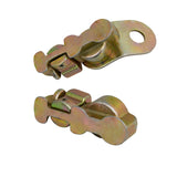Anchor Track L Track Threaded Double Stud Fitting w/Swivel Plate BS 4000 lbs 4PK