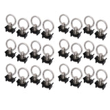 24x Anchor Track L Track Fitting Rings-#304 Stainless Steel (Stud-Ring -Spring)
