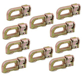 10Pcs L Track Anchor Track Rail Double Stud Fitting BS 2267 KG / 5000 lbs