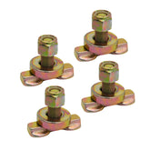 4X Anchor Track L Track Threaded Bolt Double Stud Fitting Bolt Down Anchor Point