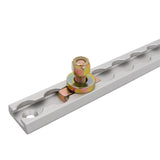 4X Anchor Track L Track Threaded Bolt Double Stud Fitting Bolt Down Anchor Point