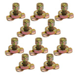 10Pcs Anchor Track L Track Threaded Double Stud Fitting Bolt Down Anchor Point