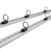 1M 2Tracks L Track Anchor 4Rings Tie Down Lashing Point Kit Heavy Duty