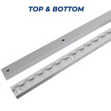 1M 2Tracks L Track Anchor 4Rings Tie Down Lashing Point Kit Heavy Duty
