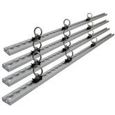 Heavy Duty 1M L Track Anchor Tie Down Lashing Point Kit ( 4 Tracks + 12 Rings )