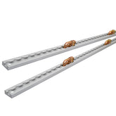 1M L Track Anchor Tie Down Point Kit Heavy Duty 2Tracks+4 Double Stud Fitting