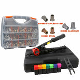 1460pcs Rivnut Rivet Nut Riveter Nutsert Gun Tool Kit