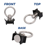 1 Pc Anchor Track L Track Loading Ring-#304 Stainless Steel (Stud-Ring -Spring)