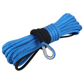 6MM x 15M Dyneema Winch Rope Blue Synthetic strap 4WD Boat Recovery BLUE