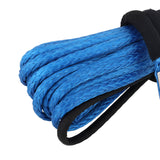 6MM x 15M Dyneema Winch Rope Blue Synthetic strap 4WD Boat Recovery BLUE