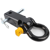 Tow Bar Hitch Receiver Towbar 4WD Off Road Recovery 5Ton Shackle Hitch Pin YEL