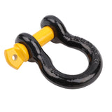 Tow Bar Hitch Receiver Towbar 4WD Off Road Recovery 5Ton Shackle Hitch Pin YEL