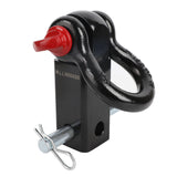 Forged Steel Tow Bar Hitch Receiver Towbar 4WD Off Road Recovery 5T Shackle Red