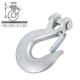 1/2" G70 Winch Hook 4WD Off Road Tow Hook Clevis Chain 36000LBS