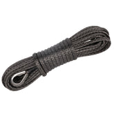 6MM x 15M Dyneema Winch Marine Rope Synthetic strap 4WD Boat Recovery BLK