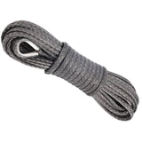 7MM x 15M Dyneema Winch Marine Rope Synthetic strap 4WD Boat Recovery BLK