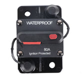 80A AMP Circuit Breaker 12V 24 Volt IP67 Waterproof Manual Reset Switch