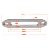 254mm Ezy Fit Alloy Hawse Fairlead Winch Synthetic Dyneema Rope