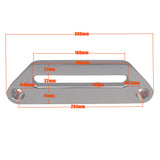 254mm Offset Alloy Winch Hawse Fairlead Synthetic Dyneema Rope ARB TJM