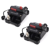 2x30AMP Circuit Breaker Dual Battery IP67 Waterproof 12V 24V Fuse Manual Reset