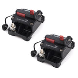 2x30AMP Circuit Breaker Dual Battery IP67 Waterproof 12V 24V Fuse Manual Reset