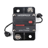 2x30AMP Circuit Breaker Dual Battery IP67 Waterproof 12V 24V Fuse Manual Reset