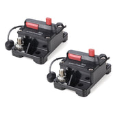 2x50AMP Circuit Breaker Dual Battery IP67 Waterproof 12V 24V Fuse Manual Reset