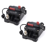 2x80A AMP Circuit Breaker 12V 24 Volt IP67 Waterproof Manual Reset Switch