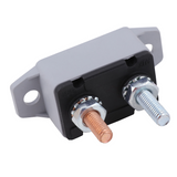 50AMP Circuit Breaker+ Rubber Cover Fuse Reset Stud Type 12V Dual Battery