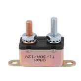 30A AMP 12V Circuit Breaker Dual Battery Fuse Automatic Auto Reset Metal