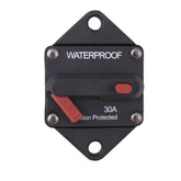 30A AMP Marine Circuit Breaker IP67 Waterproof 12V 24V Panel Mount Reset