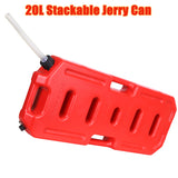 Heavy Duty 20L Jerry Can + 1 Locker Fuel Petrol Container 4WD Off Road