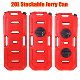 Heavy Duty 20L Jerry Can + 1 Locker Fuel Petrol Container 4WD Off Road