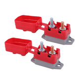 2X30A AMP 12V Circuit Breaker Cover Stud Type Fuse Automatic Auto Reset