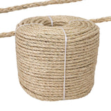 6mm x 100M Sisal Rope Natural Fiber Prime Quality Biodegradable 3 Strands