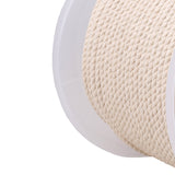 4mm x 220M Macrame Rope 100% Natural Cotton Cord 3 Strand Twisted Hand Craft