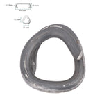 C50 Hog Ring Galfan Zinc Alu C Clips Gun Basket Mesh Retaining Wall 1600 Pcs
