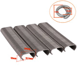 2500 Pcs C7 SR8 GALFAN Zinc-Alu Hog Ring C Clips Fence Wire Ringer