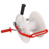 WIND UP 1:3 GEARED ELECTRIC FENCE REEL POLY TAPE WIRE ROPE STRIP GRAZING