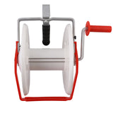 WIND UP 1:3 GEARED ELECTRIC FENCE REEL POLY TAPE WIRE ROPE STRIP GRAZING