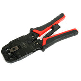 8" Modular Crimper Plugs Crimping Pliers RJ45 RJ12 RJ11 Cable Crimper