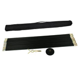 Drain Cleaner 10 Rod Zinc Alloy Plunger Flexible Connector Carry Bag Universal