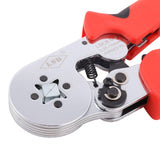 Bootlace Ferrule Crimper Terminal Ratchet Crimping Tool 0.25-10mm² Cord End Lug