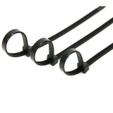 100 Pcs Cable Tie High Quality Black 2.5x150 mm Nylon Cable Ties Zip