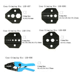 7pcs RG58 RG59 RG6 RG11 BNC TNC Coax Hex CCTV Cable Crimping Plier Crimper