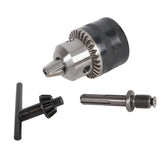 Heavy Duty Drill Chuck 3 - 16mm 1/2-20 UNF SDS Adapter With Key