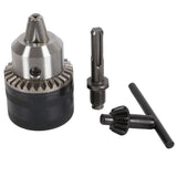 Heavy Duty Drill Chuck 3 - 16mm 1/2-20 UNF SDS Adapter With Key