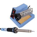 58W Solder Soldering Iron Station Solder Aid Kit Magnifier Desolder Pump 5 Tips